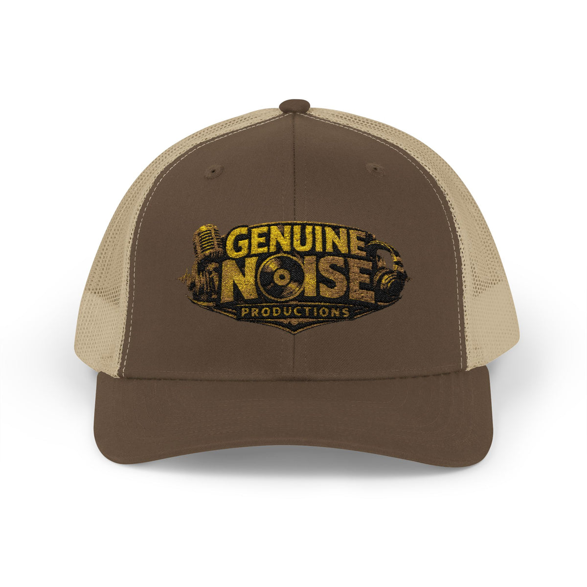 Trucker Cap - "Genuine Noise Productions" Retro Logo Mesh Snapback