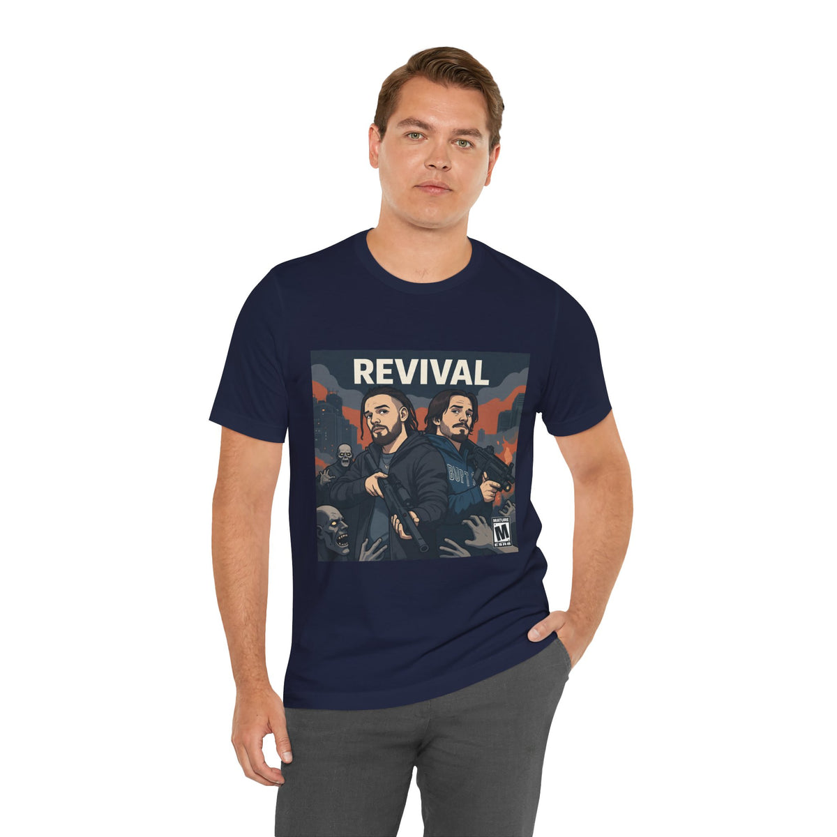 Revival- Ft El Brosco The Don & NoisyBoii Retro Movie Poster - T-Shirt
