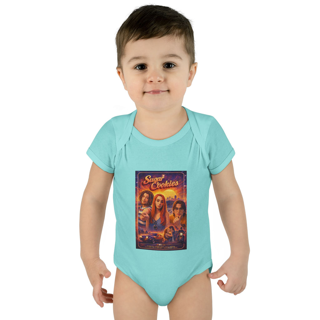 Infant Bodysuit — 'Sugar Cookies' Retro Movie Poster Baby Onesie