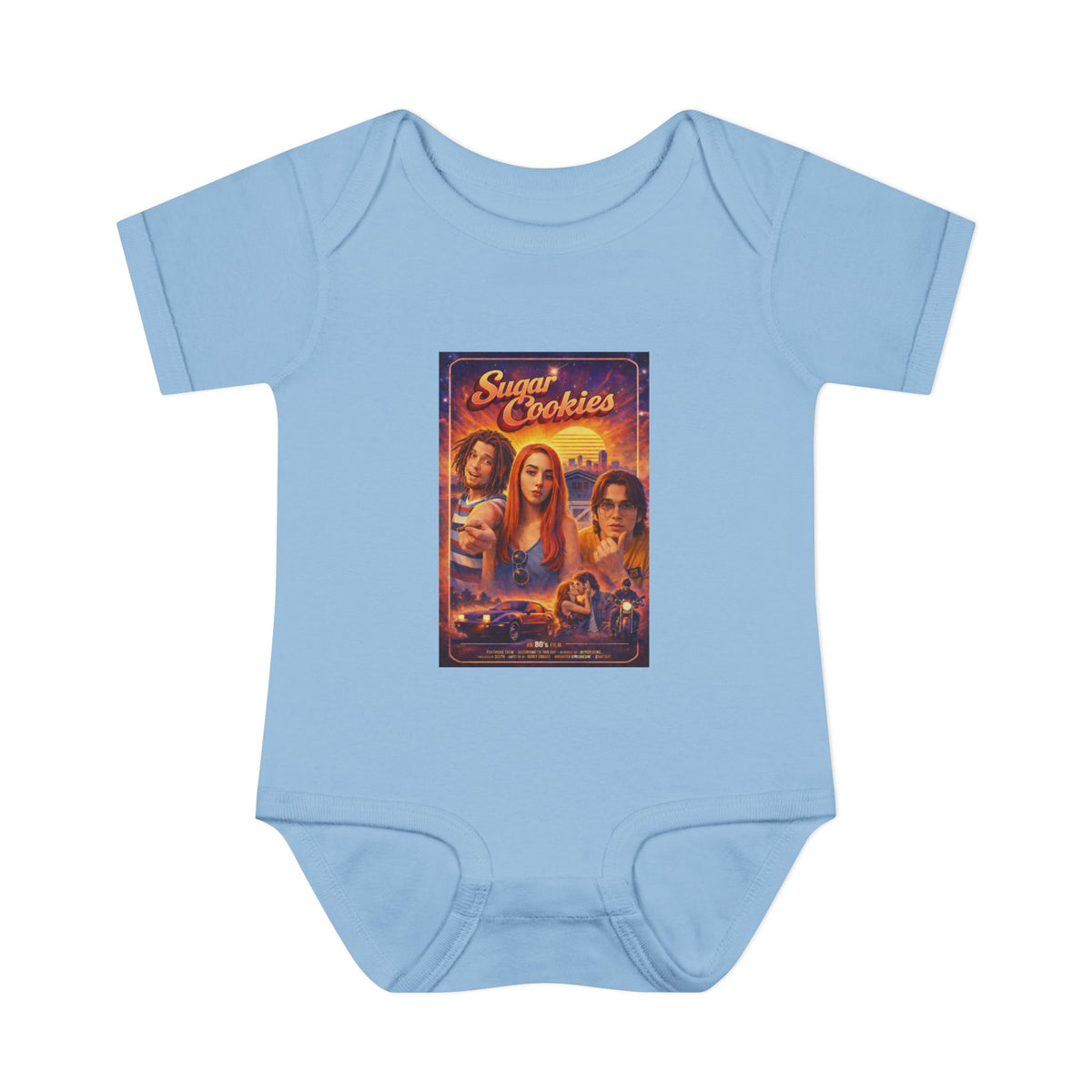 Infant Bodysuit — 'Sugar Cookies' Retro Movie Poster Baby Onesie