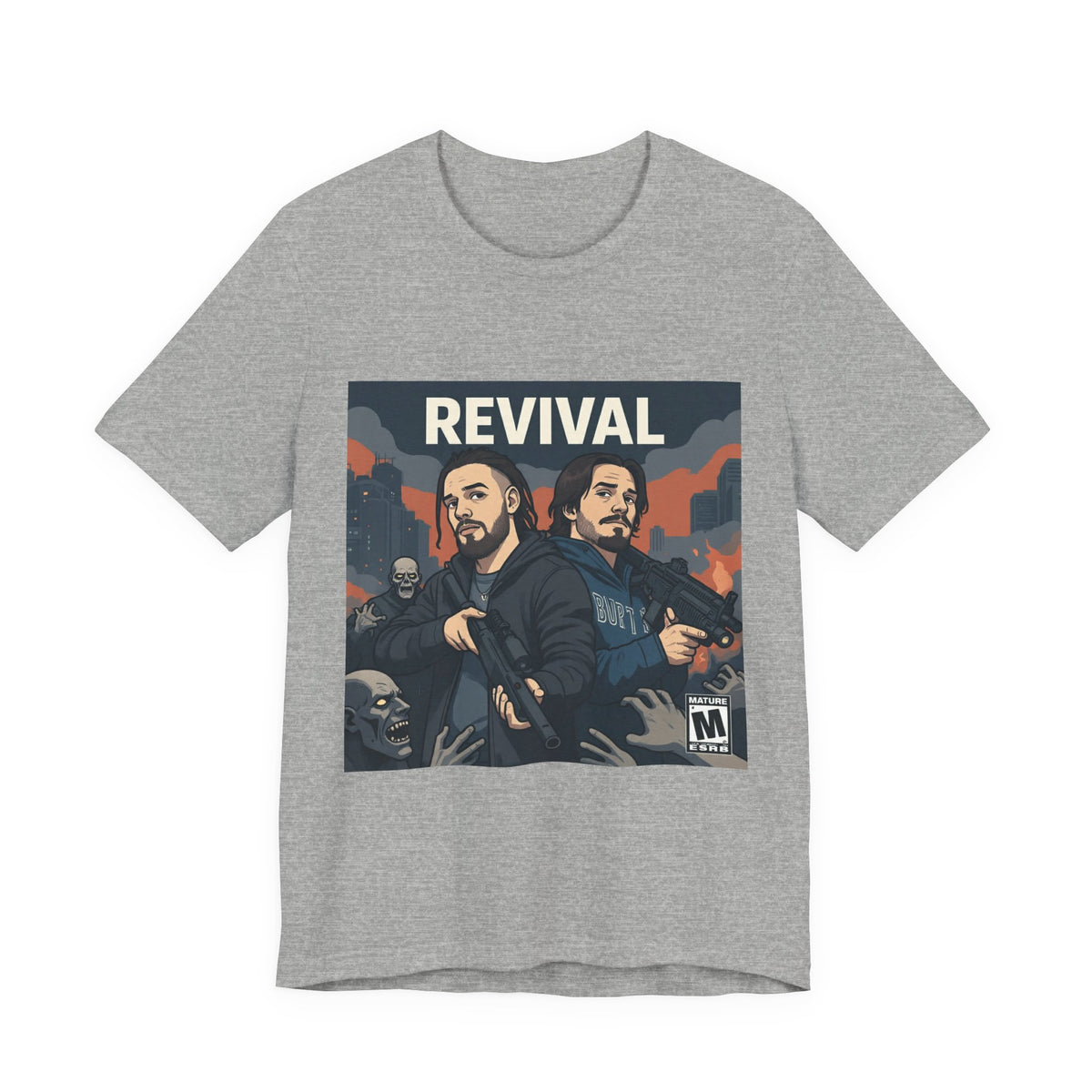 Revival- Ft El Brosco The Don & NoisyBoii Retro Movie Poster - T-Shirt