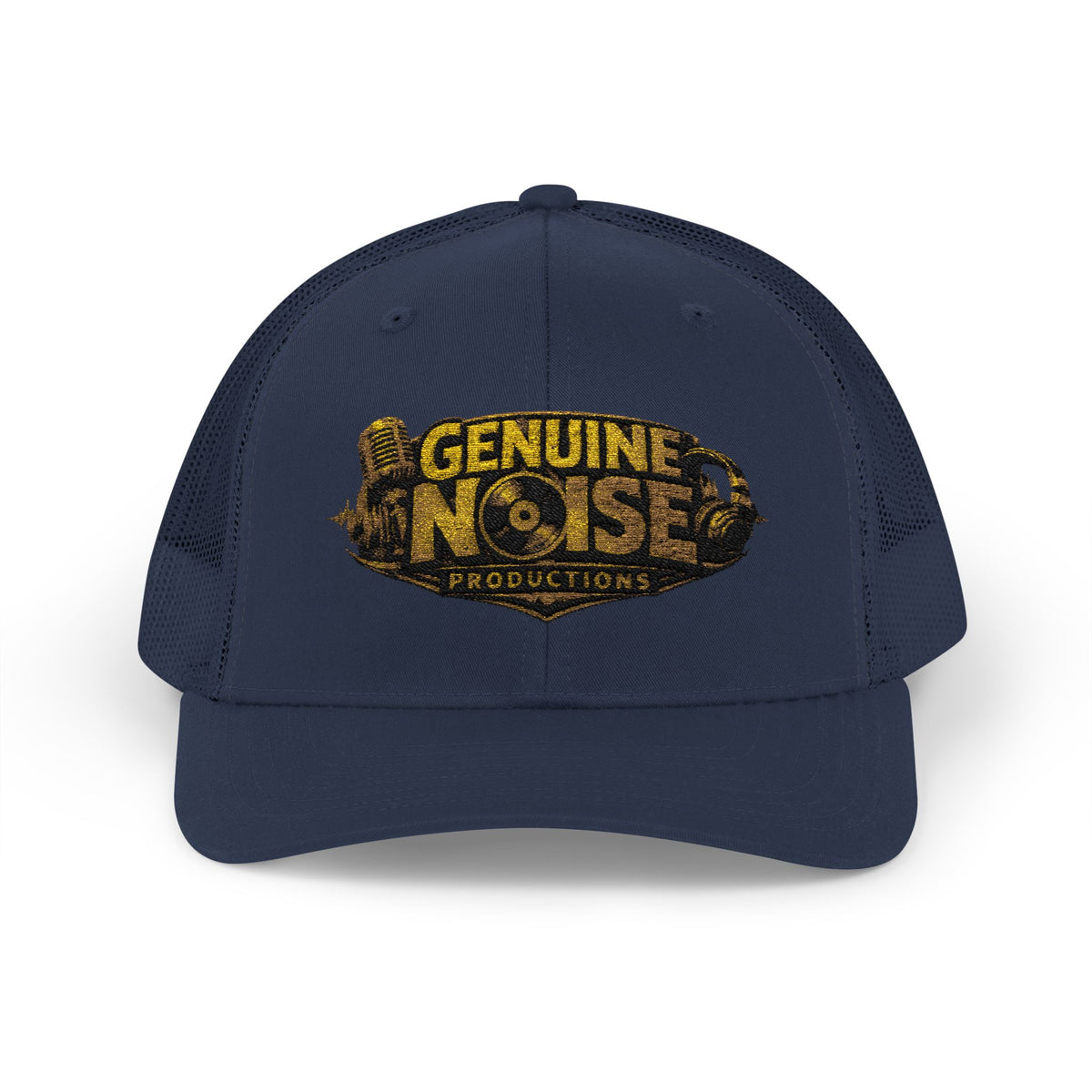 Trucker Cap - "Genuine Noise Productions" Retro Logo Mesh Snapback
