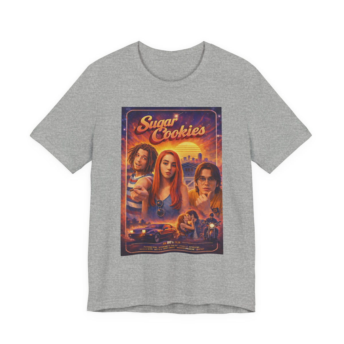 Sugar Cookies Ft El Brosco The Don & NoisyBoii Retro Movie Poster T-Shirt