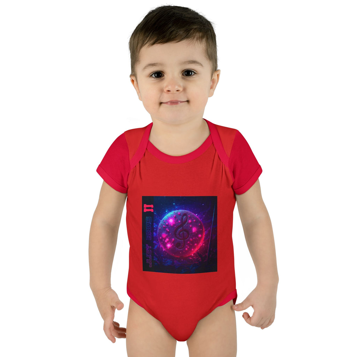 Neon Cosmic Cookie jb2 — Infant Rib Onesie