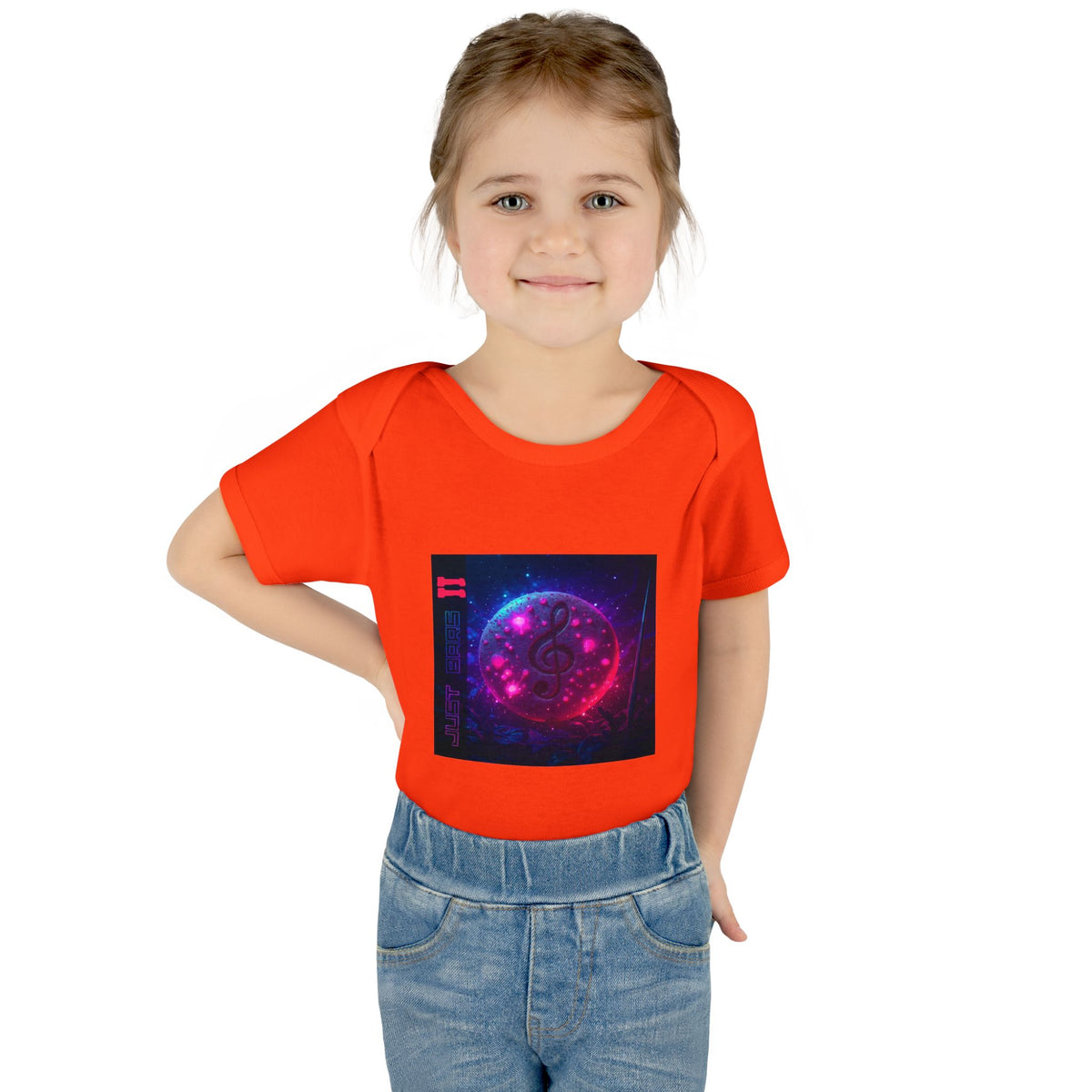 Neon Cosmic Cookie jb2 — Infant Rib Onesie