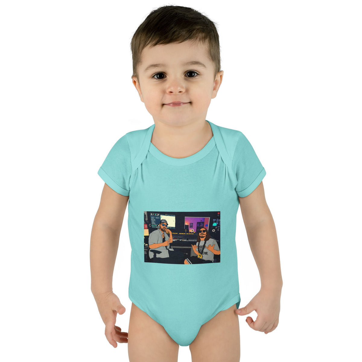 Music Studio Photo — Infant Rib One-Piece