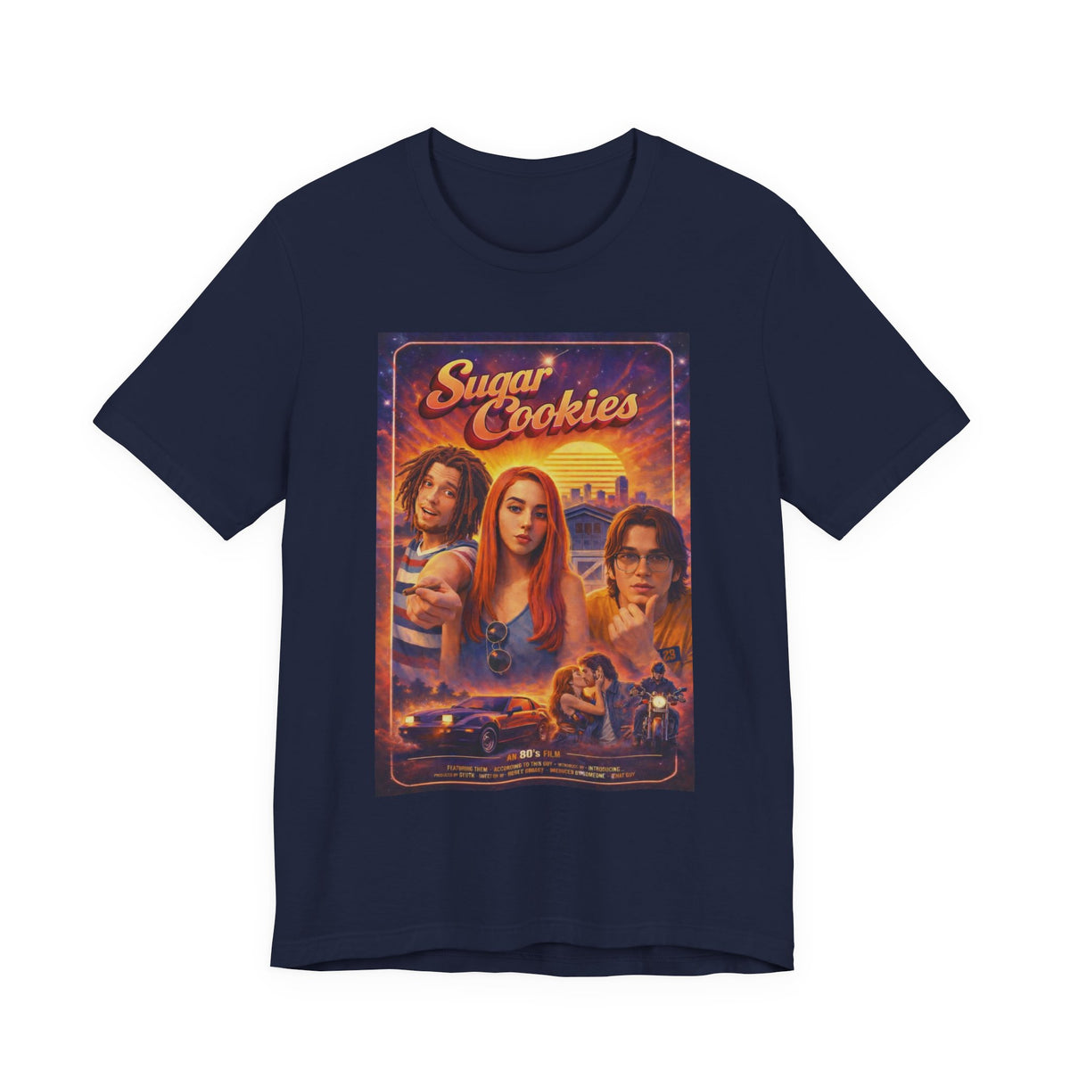 Sugar Cookies Ft El Brosco The Don & NoisyBoii Retro Movie Poster T-Shirt