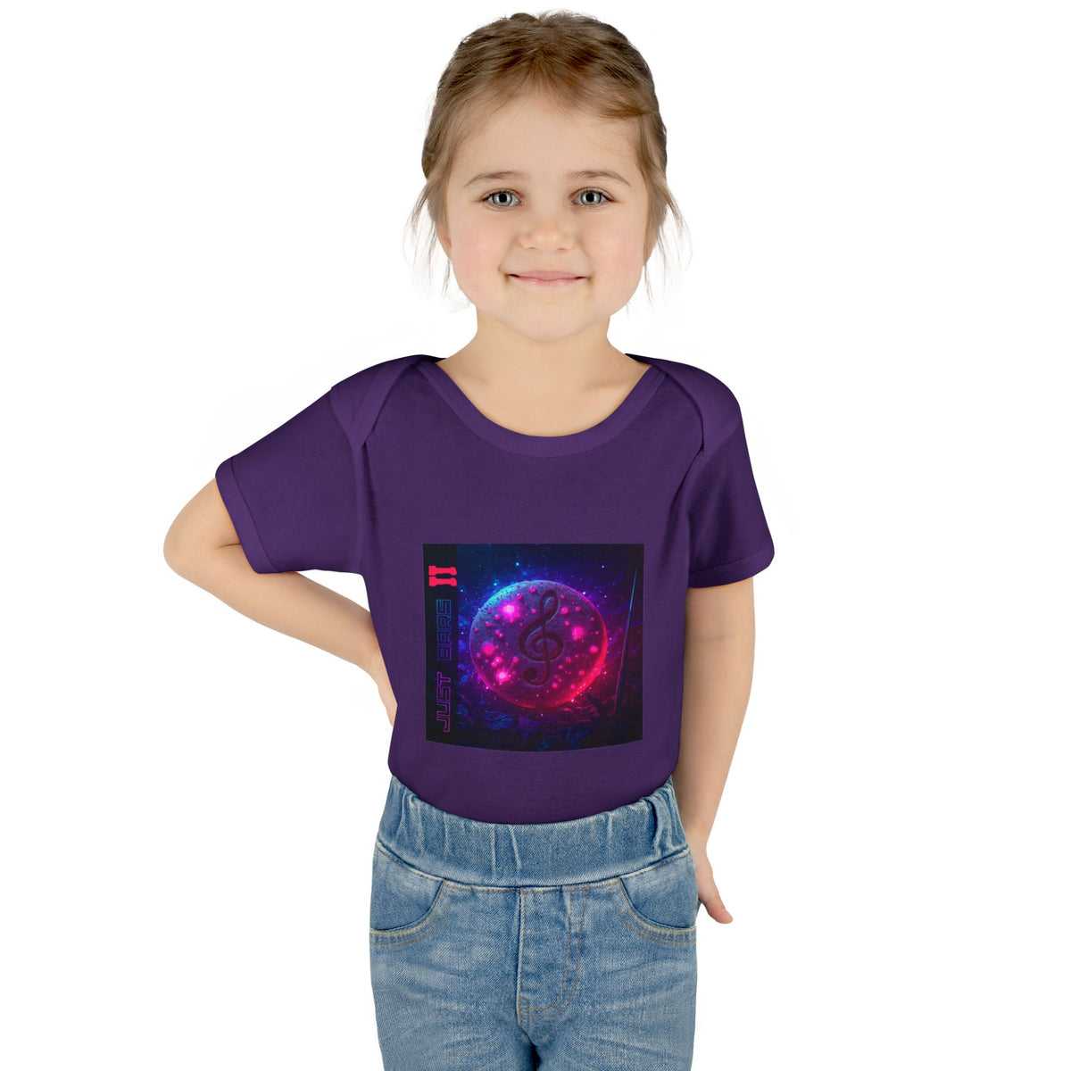 Neon Cosmic Cookie jb2 — Infant Rib Onesie