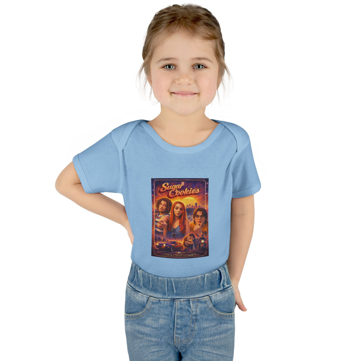 Infant Bodysuit — 'Sugar Cookies' Retro Movie Poster Baby Onesie