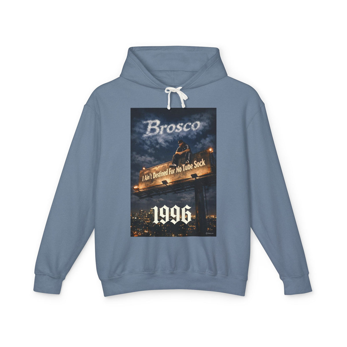 Brosco 1996 Vintage Bridge Graphic Hoodie