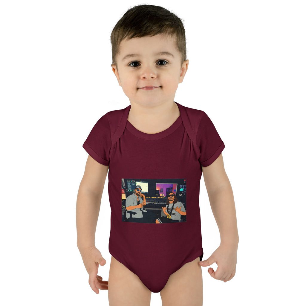 Music Studio Photo — Infant Rib One-Piece