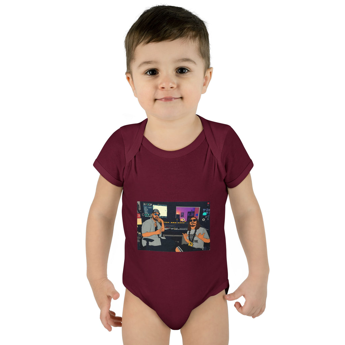 Music Studio Photo — Infant Rib One-Piece