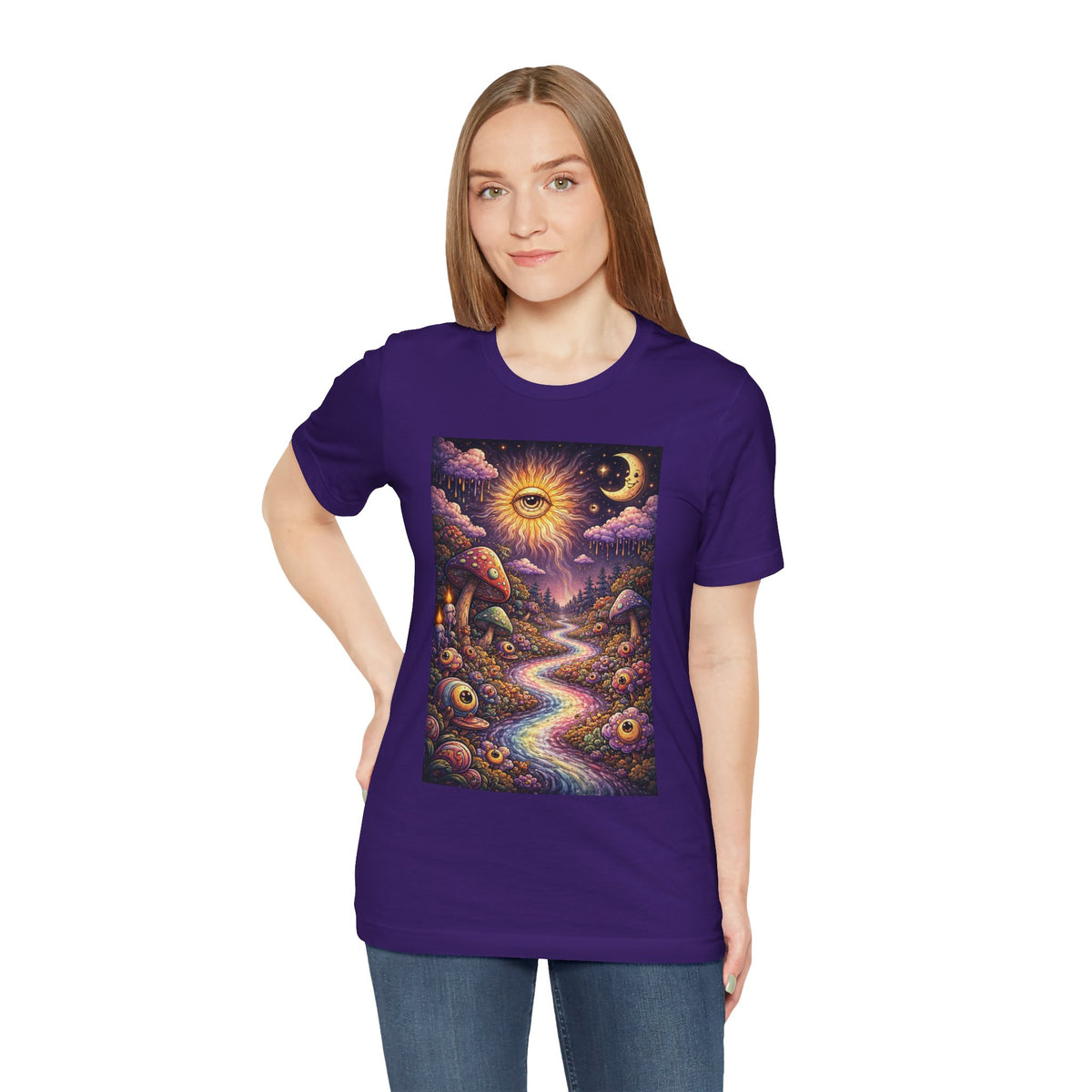 Psychedelic Sun & Moon Hoodie
