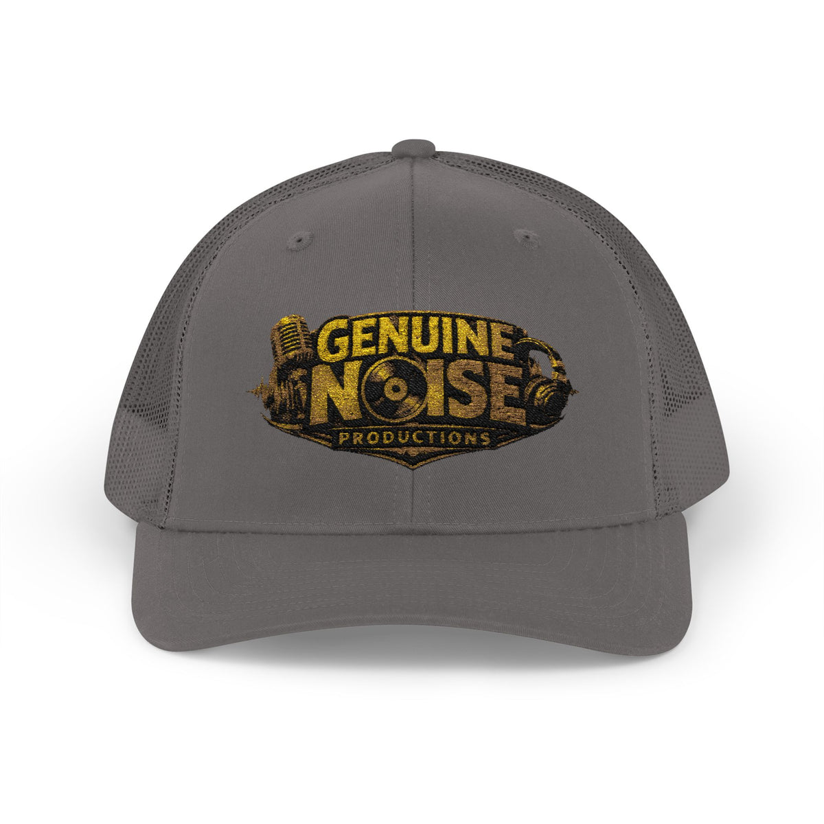 Trucker Cap - "Genuine Noise Productions" Retro Logo Mesh Snapback