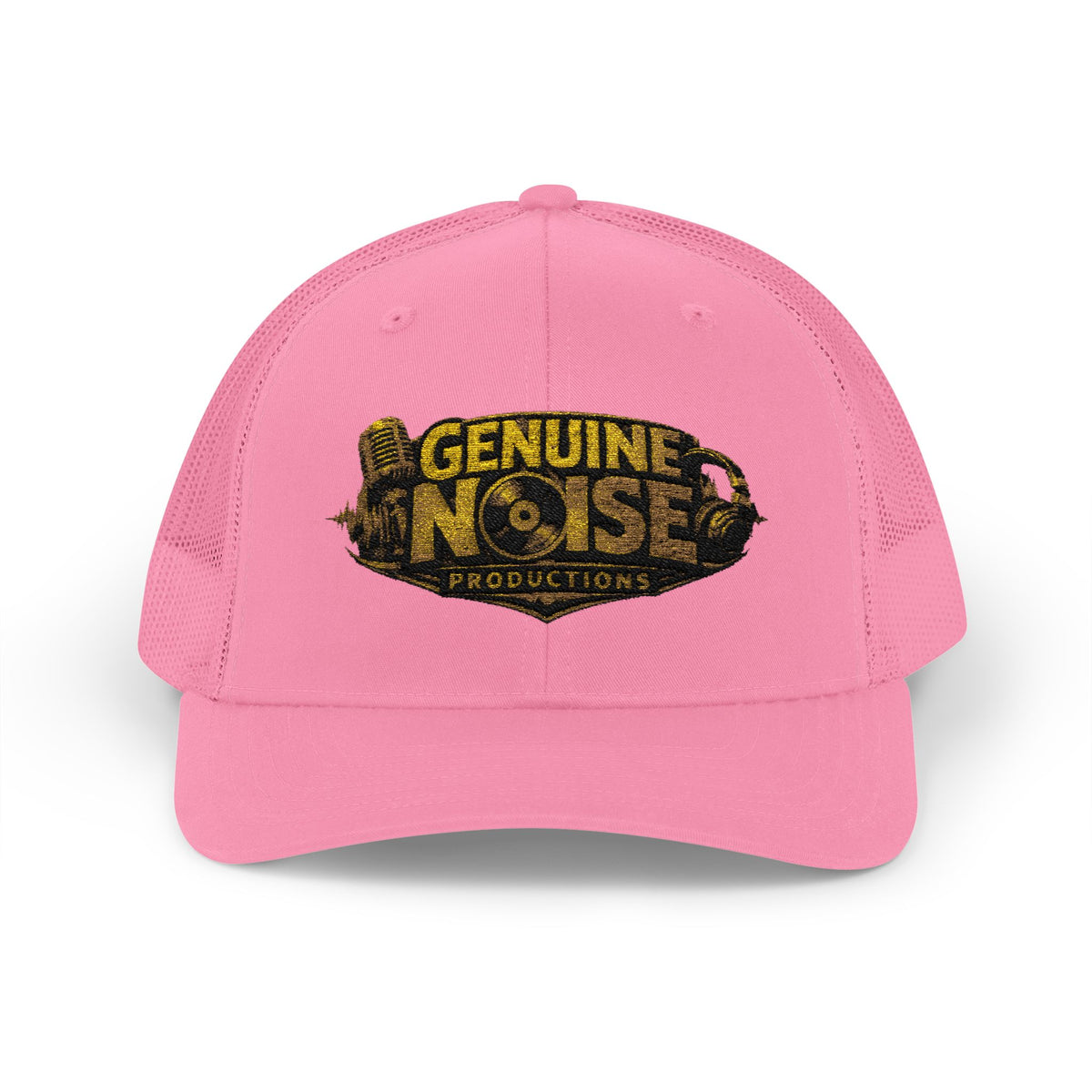 Trucker Cap - "Genuine Noise Productions" Retro Logo Mesh Snapback